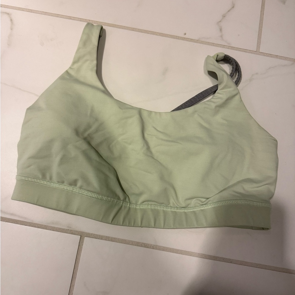 Lululemon Athletica Sage Green Sports Bra